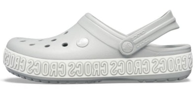 クロックス クロックバンド ロゴマニア ビーチグレー サンダル 205914-00J Buy クロックス クロックバンド ロゴマニア ビーチグレー サンダル 205914-00J