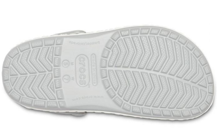 Purchase Sandalias Crocs Crocband Logo Mania Gris Playa 205914-00J