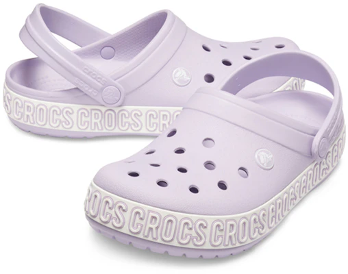 卡骆驰 Crocband Logo Mania 洞洞鞋 '淡紫色' 205914-549 Shop 卡骆驰 Crocband Logo Mania 洞洞鞋 '淡紫色' 205914-549