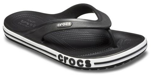 Crocs卡駱馳 Crocband 防滑夾腳 拖鞋 男女同款 黑色 Lookbook Crocs卡駱馳 Crocband 防滑夾腳 拖鞋 男女同款 黑色