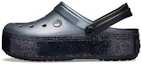Buy Crocs Crocband Platform Metallic Clogs 'Black' 205912-002