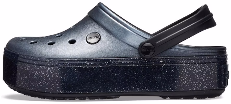 Crocs Crocband Platform Metallic Clogs 'Black' 205912-002 Buy Crocs Crocband Platform Metallic Clogs 'Black' 205912-002
