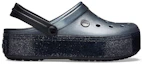 Order Crocs Crocband Platform Metallic Clogs 'Black' 205912-002
