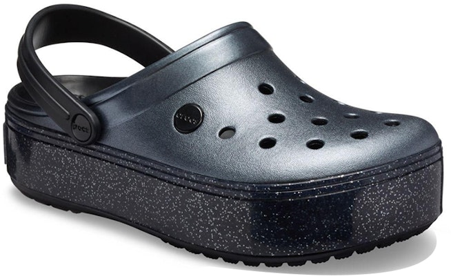 Crocs Crocband Platform Metallic Clogs 'Black' 205912-002 Lookbook Crocs Crocband Platform Metallic Clogs 'Black' 205912-002