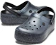 Shop Crocs Crocband Platform Metallic Clogs 'Black' 205912-002