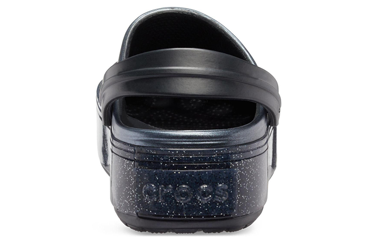 Details for Crocs Crocband Platform Metallic Clogs 'Black' 205912-002