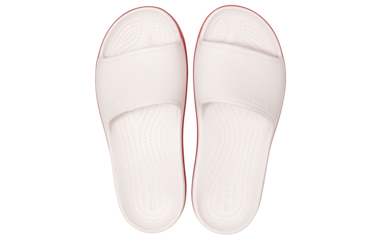 Purchase Crocs Crocband Platform Slide 'White Red' 205631-6QB