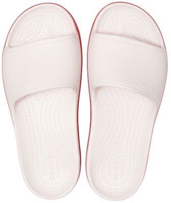 Crocs Crocband Platform Slide 'White Red' 205631-6QB Purchase Crocs Crocband Platform Slide 'White Red' 205631-6QB