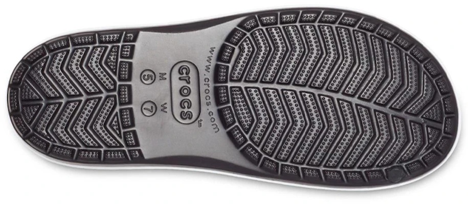 Crocs Crocband Platform Slides 'Black Grey White' 205693-001 Sizing Crocs Crocband Platform Slides 'Black Grey White' 205693-001