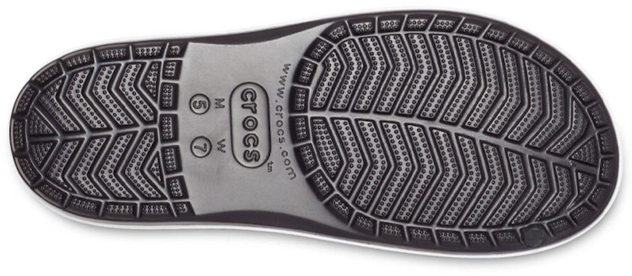 Crocs Crocband Platform Slides 'Black Grey White' 205693-001 Sizing Crocs Crocband Platform Slides 'Black Grey White' 205693-001