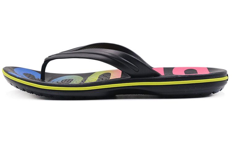 Crocs Crocband Printed Flip 'Black Multicolor' 205943-0C4