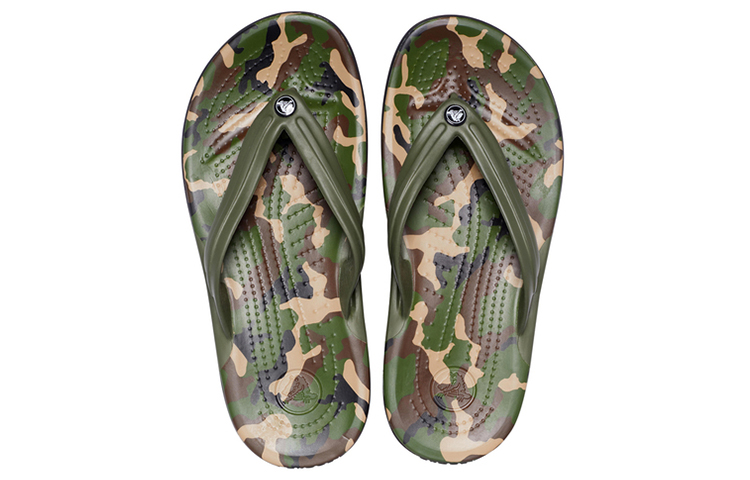 Crocs Crocband Printed Flip Flops 'Green' 圖 5