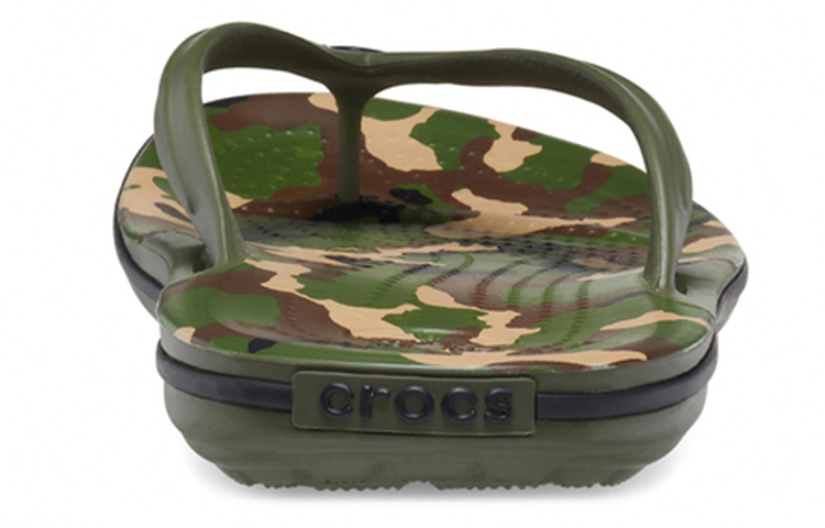 Details for Crocs Crocband Printed Flip Flops 'Green' 205943-30Q