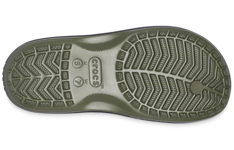 Sizing Crocs Crocband Printed Flip Flops 'Green' 205943-30Q