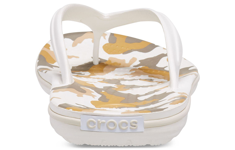 Details for Crocs Crocband 印花夾腳拖鞋 ''白色棕色'' 205943-94S