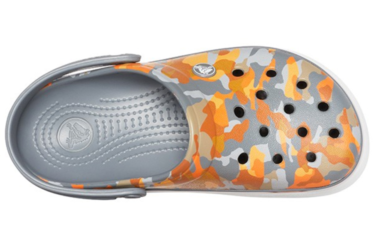 Crocs Crocband Printed Sandals Black Orange Camouflage 'Black Orange' 圖 3