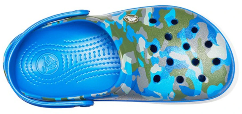 Crocs Crocband Bedruckte Sandalen Blau Camouflage Unisex 205834-4JU Lookbook Crocs Crocband Bedruckte Sandalen Blau Camouflage Unisex 205834-4JU