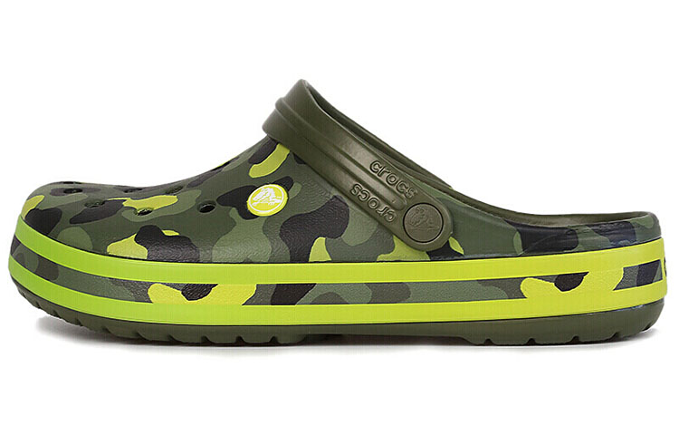 Crocs Crocband Seasonal Graphic 'Military Green Camo' 205579-30L