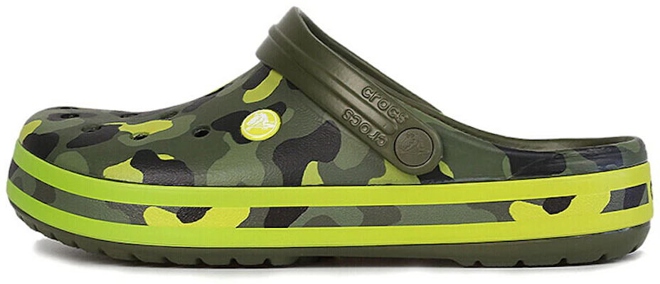 Crocs Crocband Seasonal Graphic 'Military Green Camo' 205579-30L Buy Crocs Crocband Seasonal Graphic 'Military Green Camo' 205579-30L