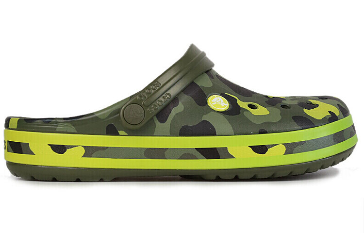 Order Crocs Crocband Seasonal Graphic 'Military Green Camo' 205579-30L