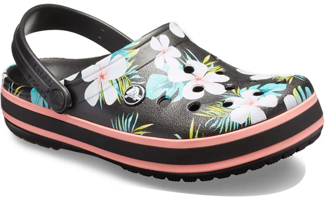 Crocs Crocband Seasonal Graphic Clogs 'Black White Pink' 205579-0CV Lookbook Crocs Crocband Seasonal Graphic Clogs 'Black White Pink' 205579-0CV