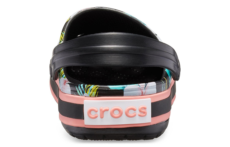 Details for Crocs Crocband Seasonal Graphic Clogs 'Black White Pink' 205579-0CV