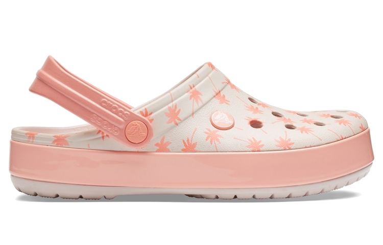 Order Crocs Crocband Seasonal Graphic Clogs 'Pink White' 205579-6PR