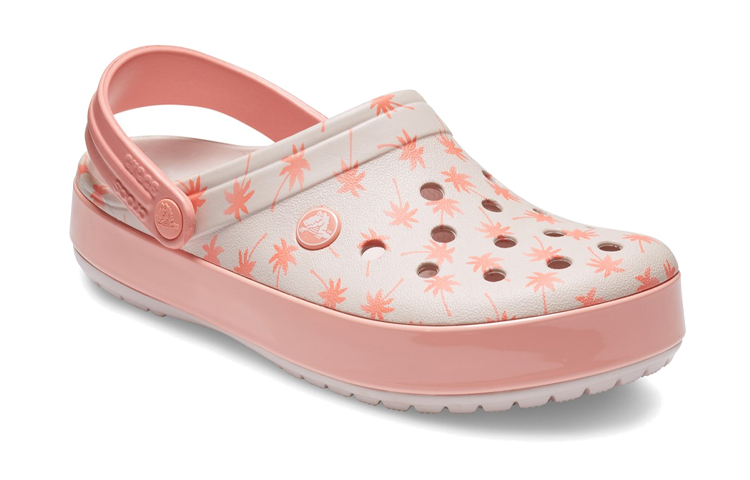 Lookbook Crocs Crocband Seasonal Graphic Clogs 'Pink White' 205579-6PR