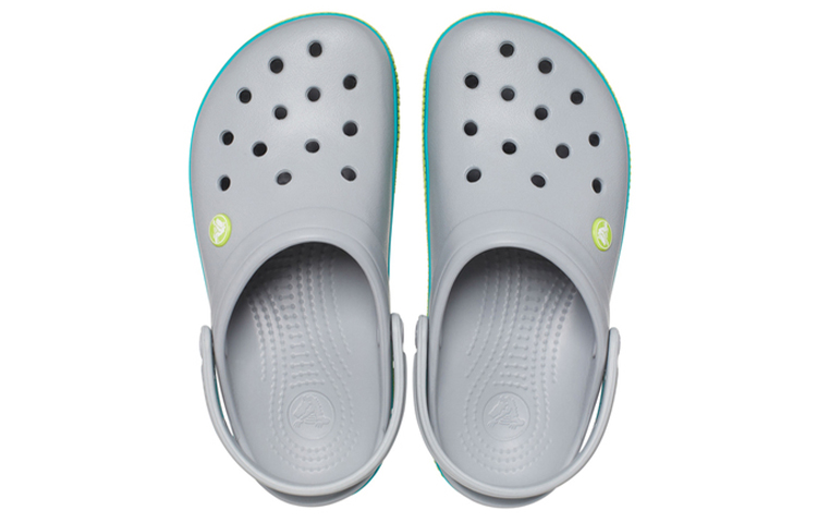 Purchase Crocs Crocband Zipper Band Clogs 'Grey Aqua' 206594-0GV