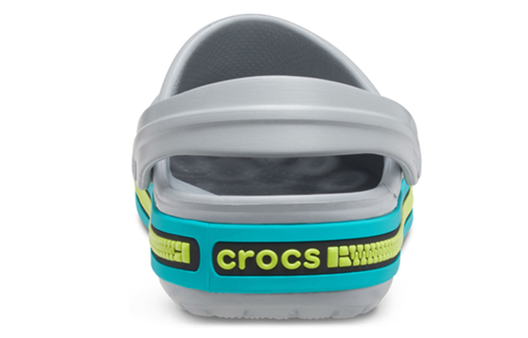 Details for Crocs Crocband Zipper Band Clogs 'Grey Aqua' 206594-0GV