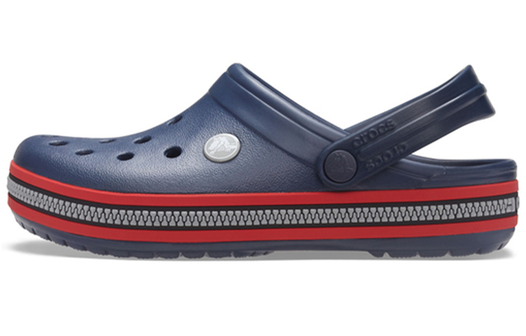 Crocs Crocband Zipper Band Clogs 'Navy Red' 206594-4SA