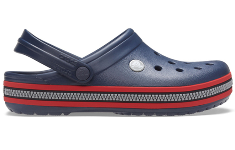 Order Crocs Crocband Zipper Band Clogs 'Navy Red' 206594-4SA