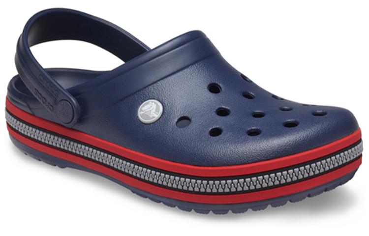 Crocs Crocband Zipper Band Clogs 'Navy Red' 圖 3