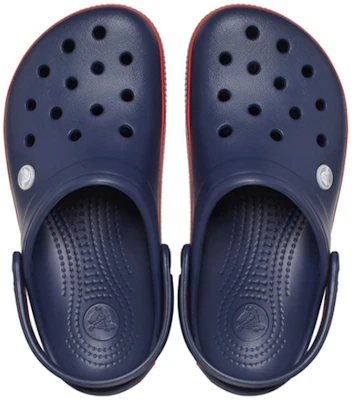Crocs Crocband Zipper Band Clogs 'Navy Red' 206594-4SA Purchase Crocs Crocband Zipper Band Clogs 'Navy Red' 206594-4SA