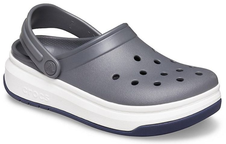Order 乐步 Crocsband 厚底灰色凉鞋 206122-07I