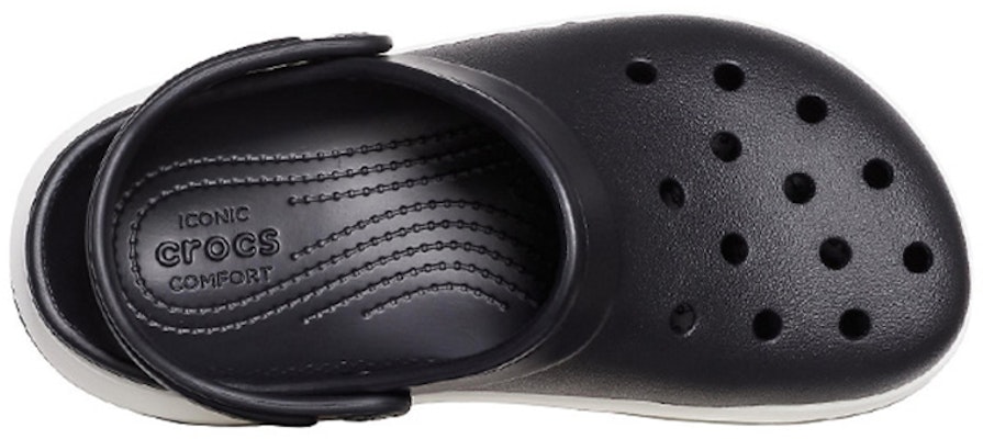 Crocs Crocsband Full Force Thick Sole Sandals Black White Unisex 206122-066 Shop Crocs Crocsband Full Force Thick Sole Sandals Black White Unisex 206122-066
