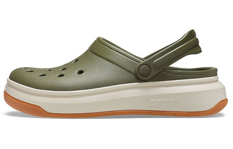 Crocs Crocsband Full Force Thick Sole Sandals Green Unisex 206122-34E
