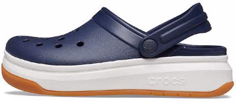 Crocs Crocsband Full Force Thick Sole Sandals Unisex Blue White 206122-462 Crocs Crocsband Full Force Thick Sole Sandals Unisex Blue White 206122-462
