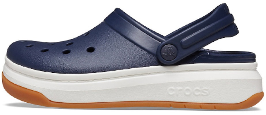 Crocs Crocsband Full Force Thick Sole Sandals Unisex Blue White 206122-462 Buy Crocs Crocsband Full Force Thick Sole Sandals Unisex Blue White 206122-462
