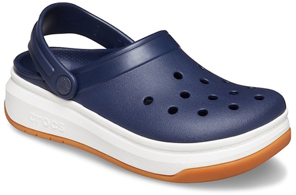 Crocs Crocsband Full Force Thick Sole Sandals Unisex Blue White 206122-462 Order Crocs Crocsband Full Force Thick Sole Sandals Unisex Blue White 206122-462