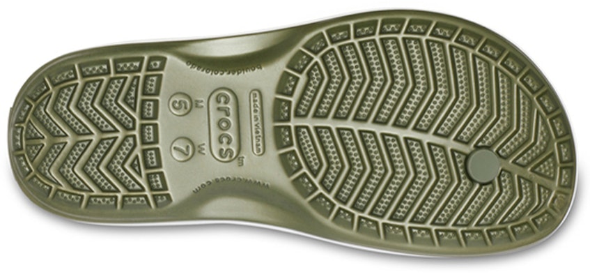 Crocs Croqs Classic Comfort Flip-Flops 'Army Green' - Selipar Ringan Hijau Tentera 11033-37P Details for Crocs Croqs Classic Comfort Flip-Flops 'Army Green' - Selipar Ringan Hijau Tentera 11033-37P