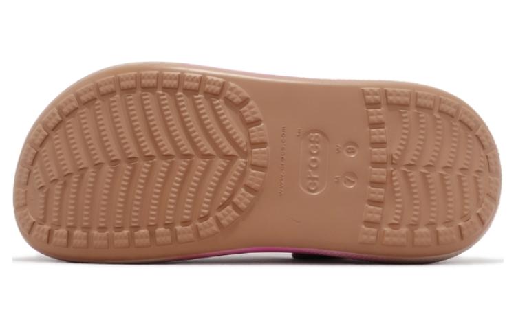 Shop Crocs卡樂趣 Crush Color Dip Clog 洞洞拖 雙性款式 棕色