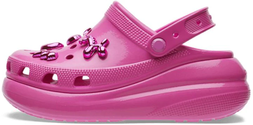 Crocs Crush High Shine Clogs 'Electric Pink' - Merah Jambu Mengkilap 209285-6QQ Buy Crocs Crush High Shine Clogs 'Electric Pink' - Merah Jambu Mengkilap 209285-6QQ