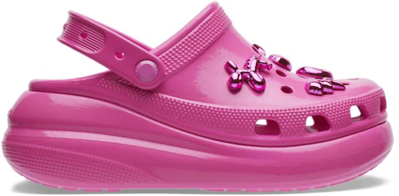 Crocs Crush High Shine Clogs 'Electric Pink' - Merah Jambu Mengkilap 209285-6QQ Order Crocs Crush High Shine Clogs 'Electric Pink' - Merah Jambu Mengkilap 209285-6QQ