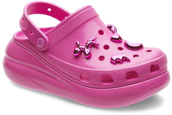 Crocs Crush High Shine Clogs 'Electric Pink' - Merah Jambu Mengkilap 209285-6QQ Lookbook Crocs Crush High Shine Clogs 'Electric Pink' - Merah Jambu Mengkilap 209285-6QQ