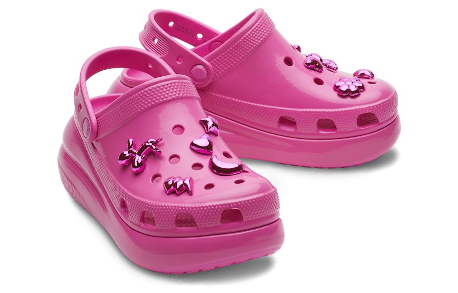 Shop Crocs Crush High Shine Clogs 'Electric Pink' - Merah Jambu Mengkilap 209285-6QQ