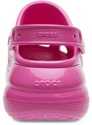 Crocs Crush High Shine Clogs 'Electric Pink' - Merah Jambu Mengkilap 209285-6QQ Details for Crocs Crush High Shine Clogs 'Electric Pink' - Merah Jambu Mengkilap 209285-6QQ