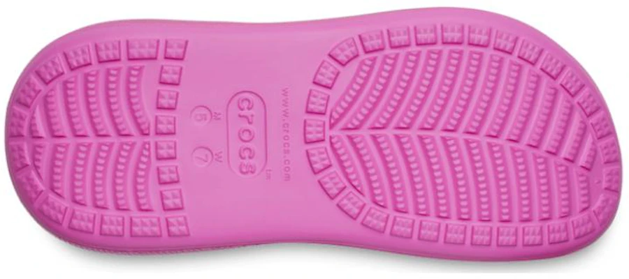 Crocs Crush High Shine Clogs 'Electric Pink' - Merah Jambu Mengkilap 209285-6QQ Sizing Crocs Crush High Shine Clogs 'Electric Pink' - Merah Jambu Mengkilap 209285-6QQ