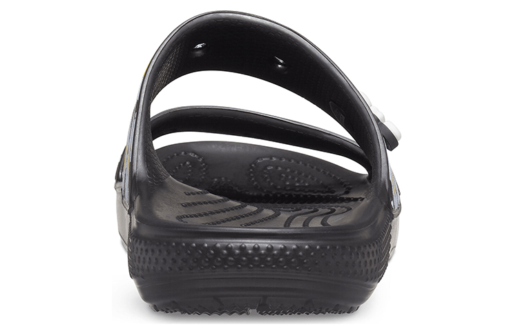 Crocs Daisy Lightweight Wear-Resistant Sports Slippers Unisex Black White 圖 6