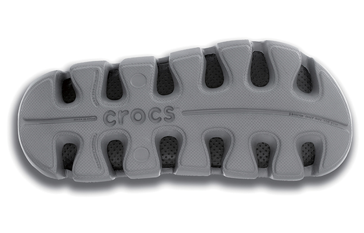 Shop Sandal Pantai Crocs Duet Hitam Abu-Abu 'Black Grey' 11991-070